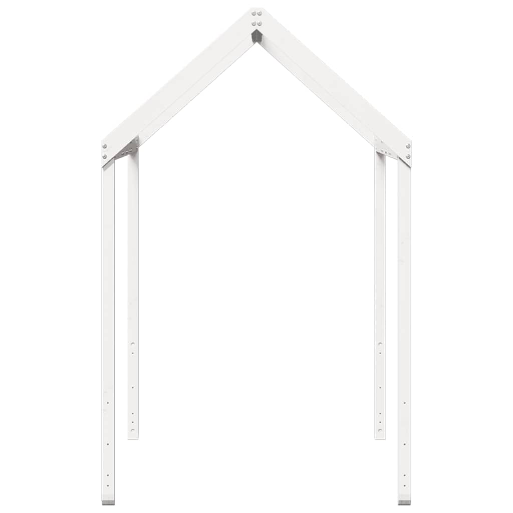 stel til husseng 217x95,5x159 cm massivt fyrretræ hvid