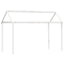 stel til husseng 207x95,5x159 cm massivt fyrretræ hvid
