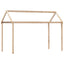 stel til husseng 207x80,5x151,5 cm massivt fyrretræ