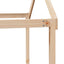 stel til husseng 207x80,5x151,5 cm massivt fyrretræ
