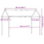 stel til husseng 207x80,5x151,5 cm massivt fyrretræ