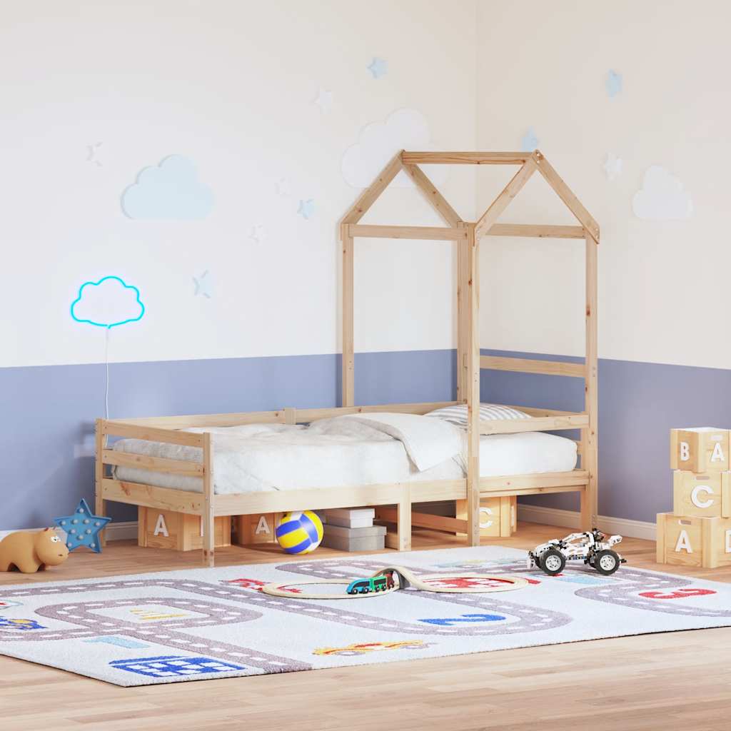 stel til husseng 118x70x176,5 cm massivt fyrretræ