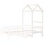 stel til husseng 118x70x176,5 cm massivt fyrretræ hvid
