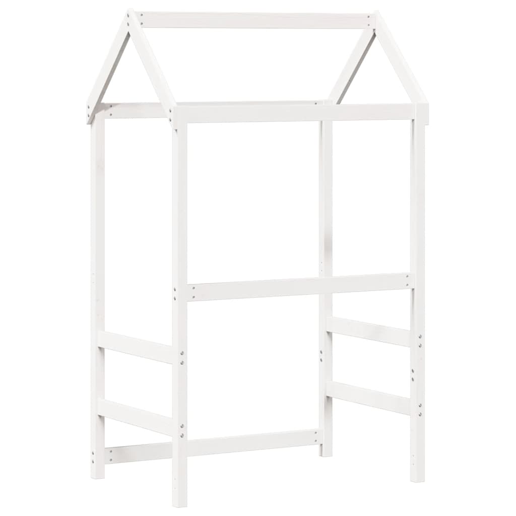 stel til husseng 118x70x176,5 cm massivt fyrretræ hvid
