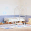stel til husseng 118x70x176,5 cm massivt fyrretræ hvid