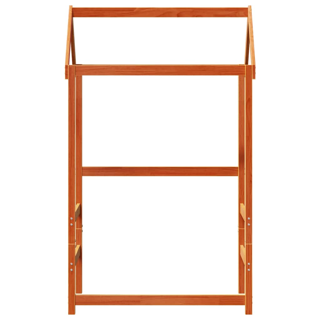 stel til husseng 118x70x176,5 cm massivt fyrretræ gyldenbrun