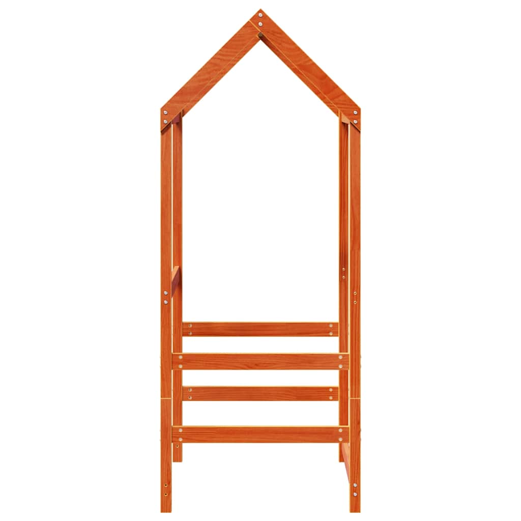 stel til husseng 98x70x176,5 cm massivt fyrretræ gyldenbrun