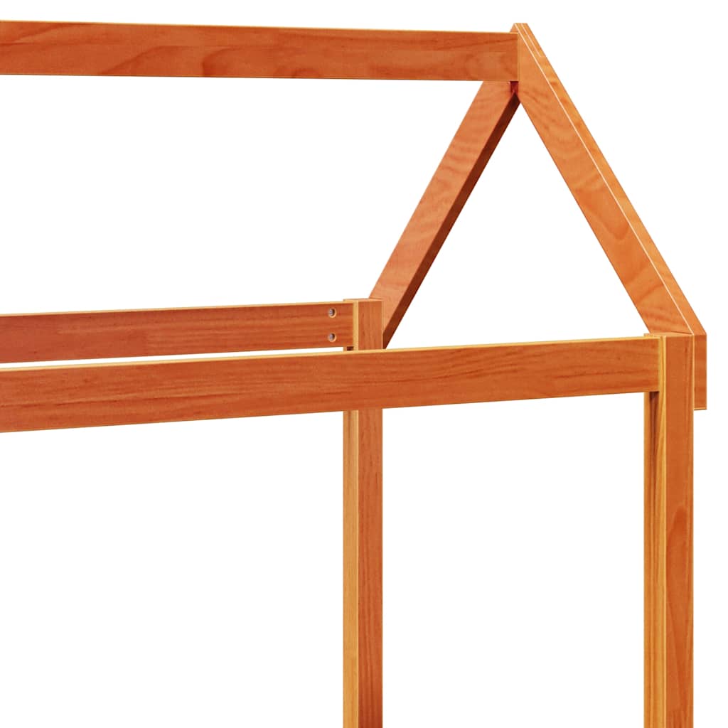 stel til husseng 98x70x176,5 cm massivt fyrretræ gyldenbrun
