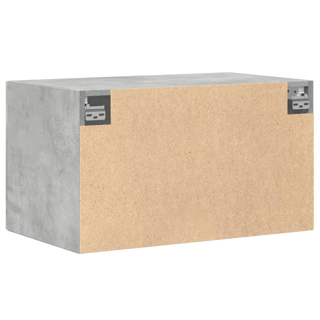 vægskab 70x42,5x49 cm konstrueret træ betongrå