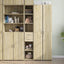 reol 30x42,5x185 cm konstrueret træ sonoma-eg