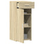 skab 40x42,5x93 cm konstrueret træ sonoma-eg