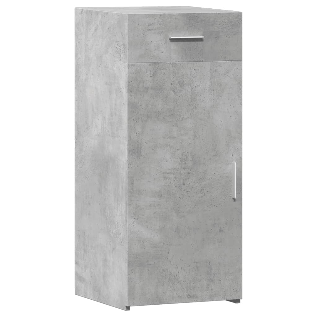 skab 40x42,5x93 cm konstrueret træ betongrå