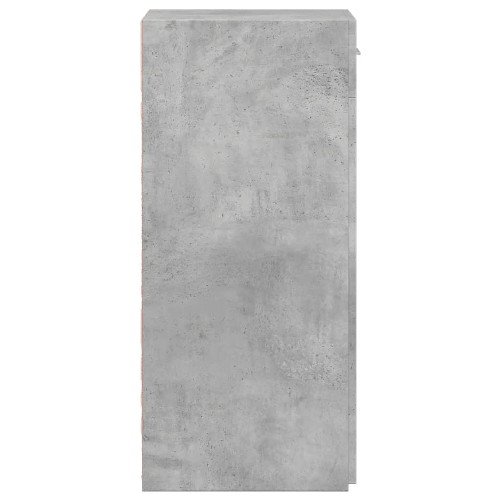 skab 40x42,5x93 cm konstrueret træ betongrå