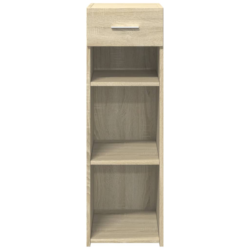 reol 30x42,5x93 cm konstrueret træ sonoma-eg