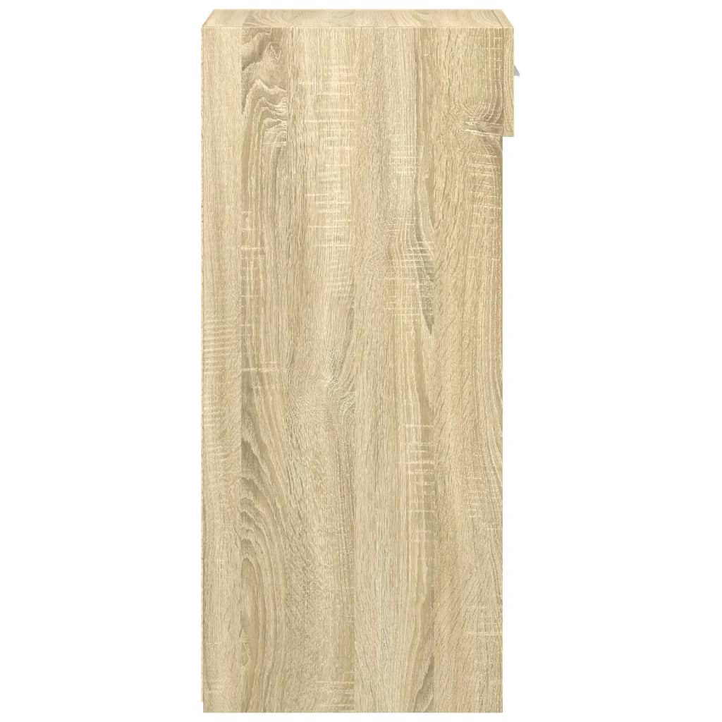 reol 30x42,5x93 cm konstrueret træ sonoma-eg