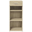 skab 40x42,5x93 cm konstrueret træ sonoma-eg