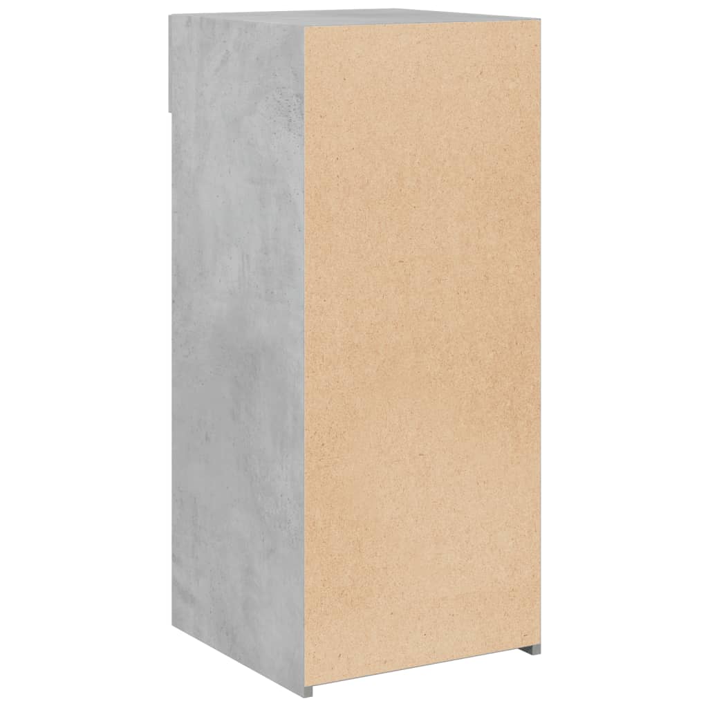 skab 40x42,5x93 cm konstrueret træ betongrå