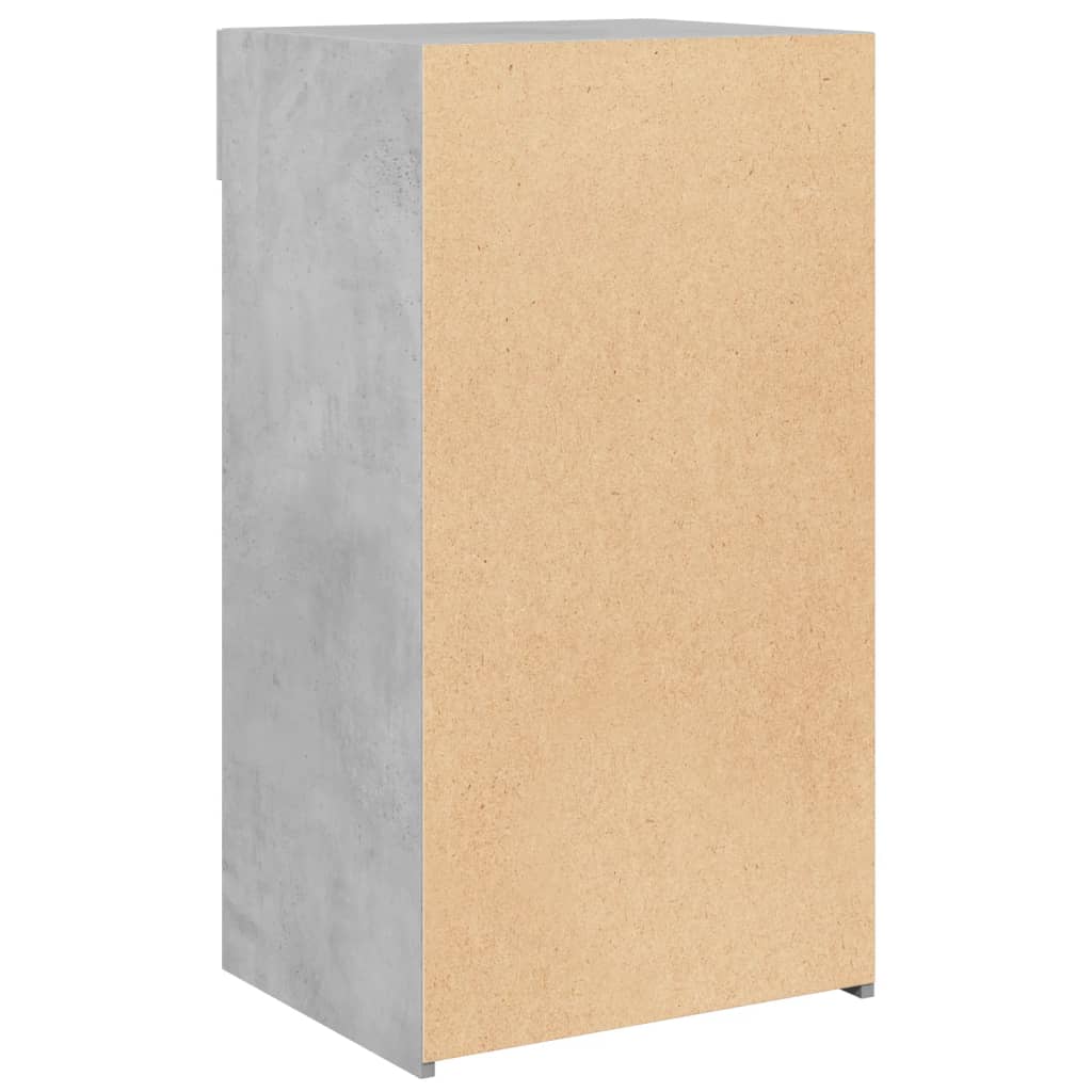 skab 50x42,5x93 cm konstrueret træ betongrå