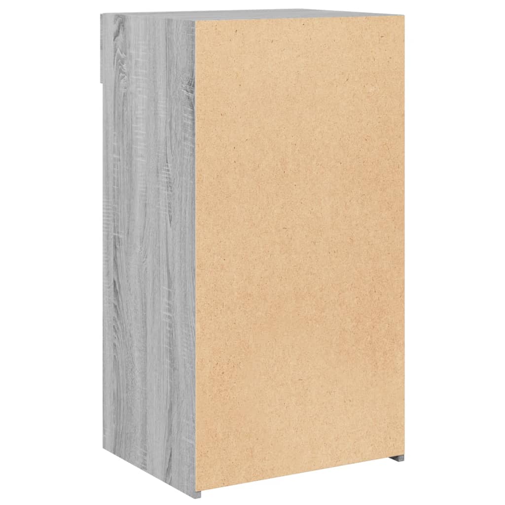skab 50x42,5x93 cm konstrueret træ grå sonoma-eg