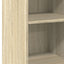 reol 40x41x93 cm konstrueret træ sonoma-eg