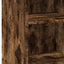 reol 50x41x93 cm konstrueret træ røget egetræsfarve