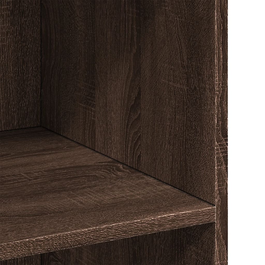 reol 70x41x93 cm konstrueret træ brun sonoma-eg