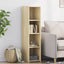 reol 30x41x124 konstrueret træ sonoma-eg