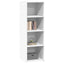 reol 40x41x124 cm konstrueret træ hvid