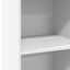 reol 45x41x124 cm konstrueret træ hvid