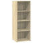 reol 45x41x124 cm konstrueret træ sonoma-eg