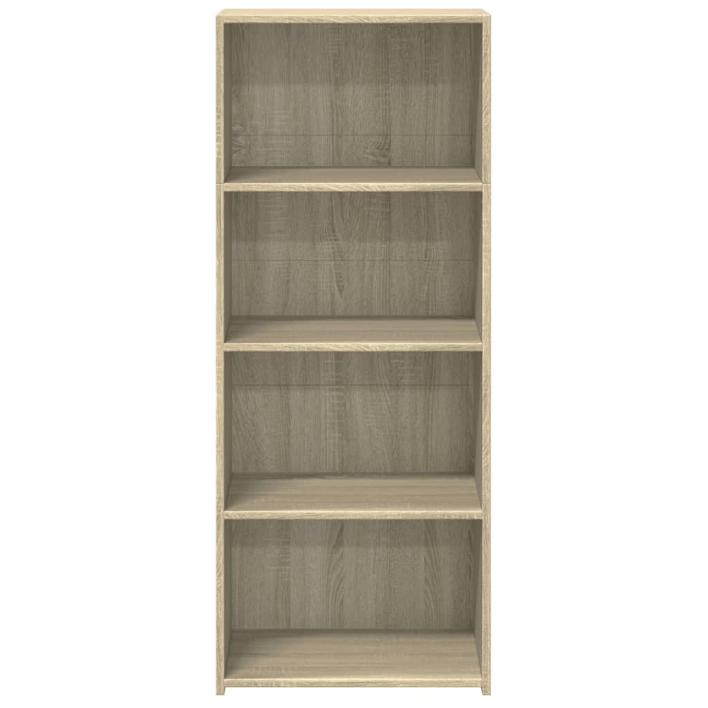 reol 50x41x124 cm konstrueret træ sonoma-eg
