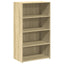 reol 70x41x124 cm konstrueret træ sonoma-eg