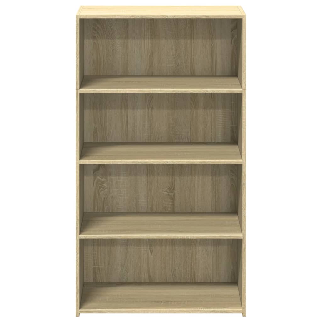 reol 70x41x124 cm konstrueret træ sonoma-eg