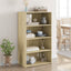 reol 70x41x124 cm konstrueret træ sonoma-eg
