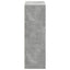 reol 70x41x124 cm konstrueret træ betongrå