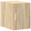 skab 30x42,5x225 cm smalt konstrueret træ sonoma-eg