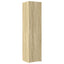 skab 45x42,5x225 cm smalt konstrueret træ sonoma-eg