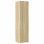 skab 50x42,5x225 cm smalt konstrueret træ sonoma-eg