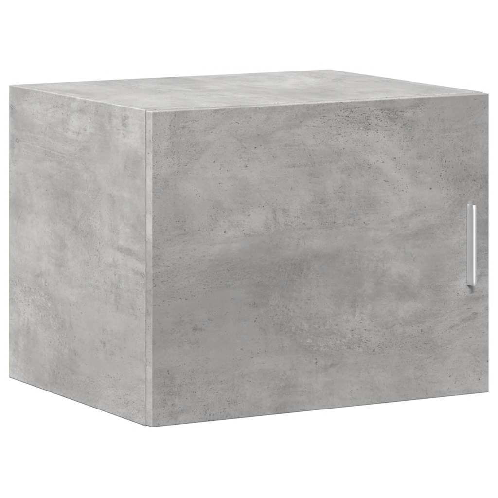 skab 50x42,5x225 cm smalt konstrueret træ betongrå