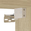 skab 70x42,5x225 cm smalt konstrueret træ sonoma-eg
