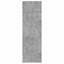 skab 70x42,5x225 cm smalt konstrueret træ betongrå