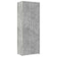 skab 70x42,5x225 cm smalt konstrueret træ betongrå