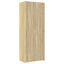 skab 70x42,5x225 cm konstrueret træ sonoma-eg