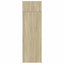 skab 70x42,5x225 cm konstrueret træ sonoma-eg