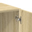 skab 80x42,5x225 cm konstrueret træ sonoma-eg