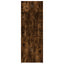 skab 80x42,5x225 cm konstrueret træ røget egetræsfarve
