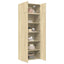 skab 80x42,5x225 cm konstrueret træ sonoma-eg