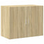 skab 80x42,5x249 cm konstrueret træ sonoma-eg