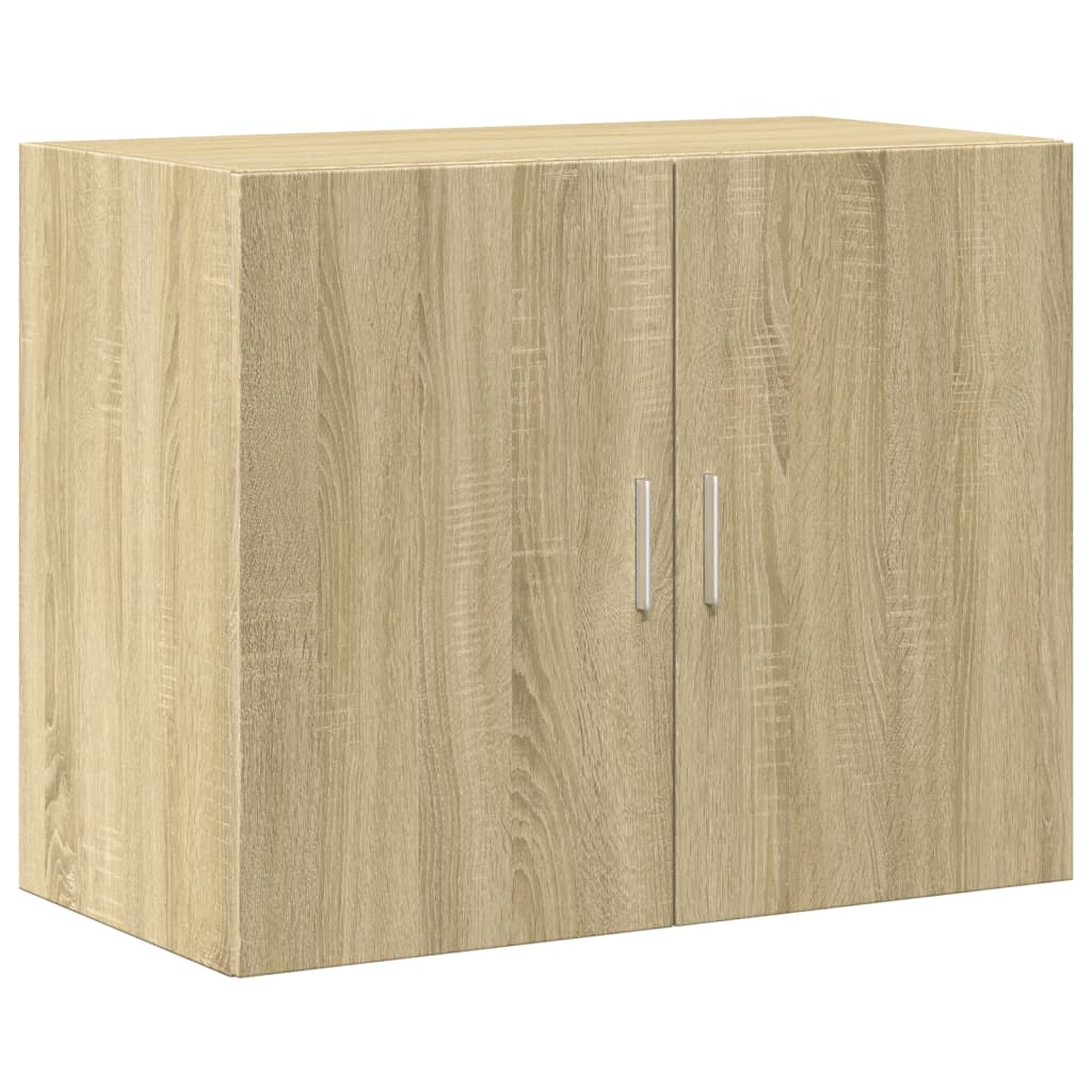 skab 80x42,5x249 cm konstrueret træ sonoma-eg