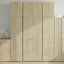 skab 80x42,5x249 cm konstrueret træ sonoma-eg
